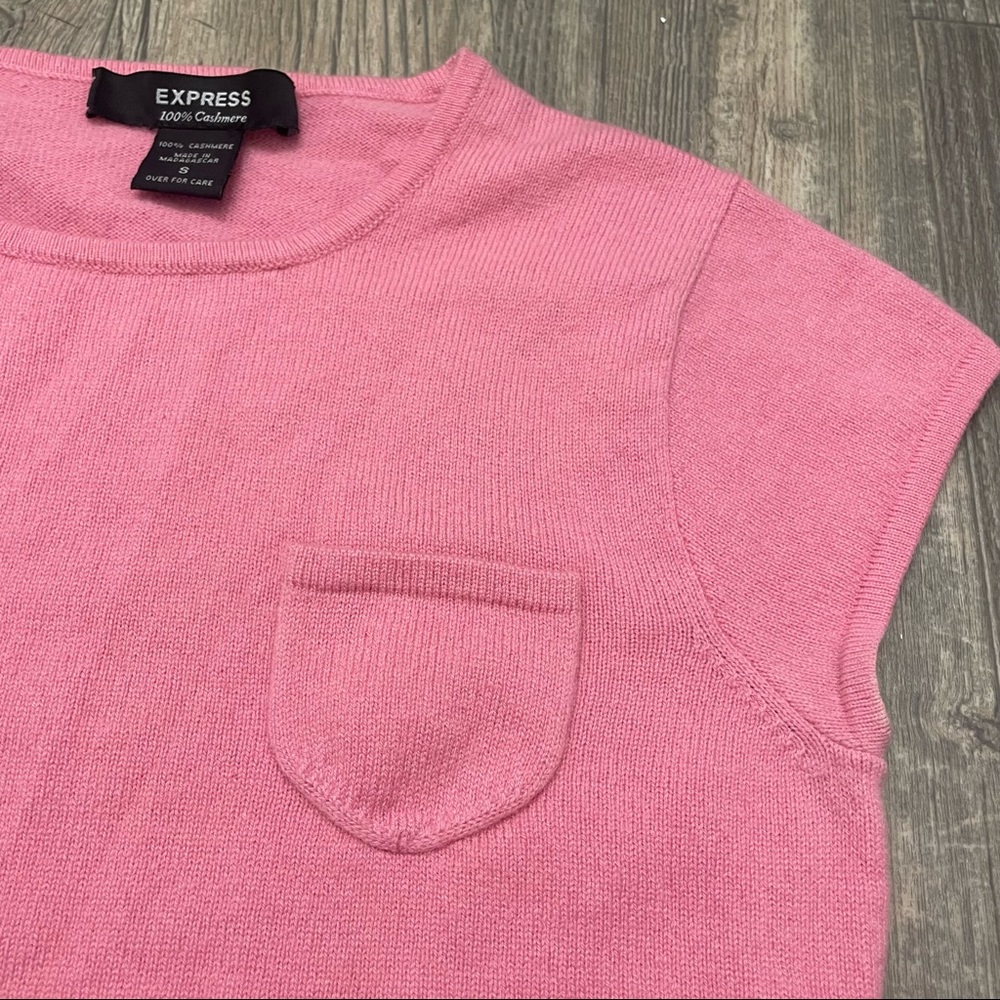 Pink Express Cashmere Top - Picture 2 of 5